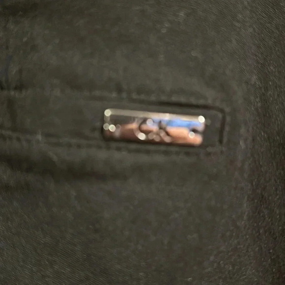 CK Calvin Klein black dress pants, size 6, stretchy, elastic waist - Picture 3 of 6